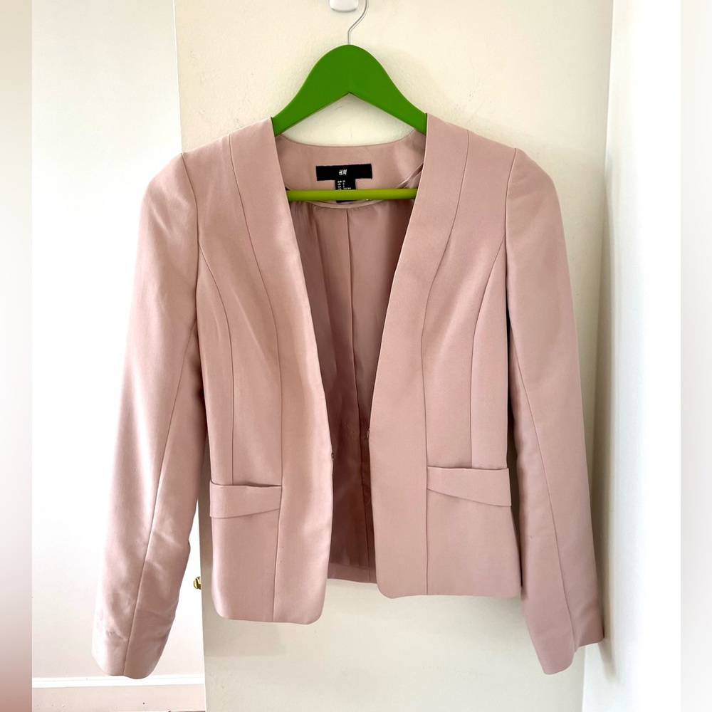 Pink H&M Blazer, Size 2